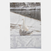 Was für eine Gans Geschirrtuch (Vertikal)