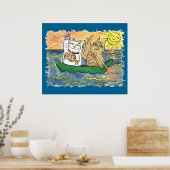 Was für eine glückliche Reise das war! Poster (Küche)