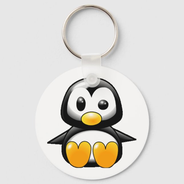 Was für eine Heck-Penguin Schlüsselanhänger (Front)