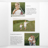 Was für eine Jahr-EDITABLE FARBEN-Trifold-Urlaubsk Dreifach Gefaltete Einladung (Innenseite Mitte)