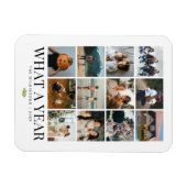 Was für eine Jahr-Foto-Urlaubskarte Magnet (Horizontal)