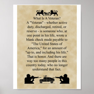 Was für eine kleinere Veteran-Version Poster
