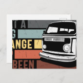 Was für eine lange Reise es war Ankündigungspostkarte (Vorne/Hinten)