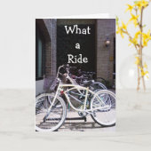 "WAS FÜR EINE REISE" - GRATULATIONEN KARTE (Gelbe Blume)