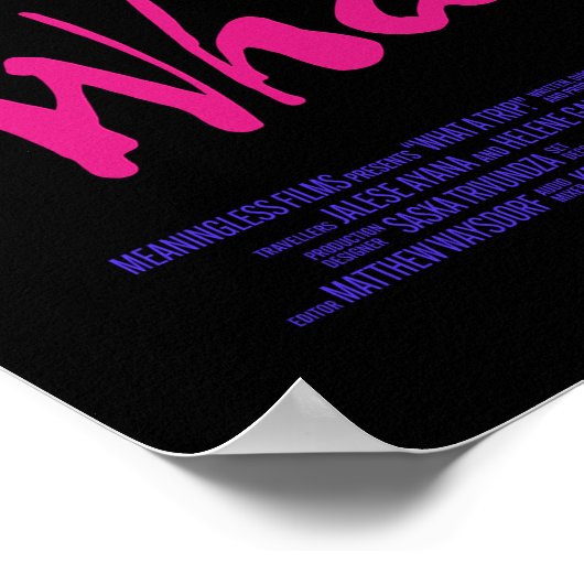 Was für eine Reise! Poster (Ecke)