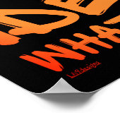 WAS FÜR EINE TERRIBLE IDEE, WELCHE ZEIT? Lustig? Poster (Ecke)