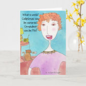 Was für eine Welt! Karte (Gelbe Blume)