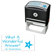 "Was für eine wunderbare Antwort!" Erzieherin Rubb Permastempel (Beispiel)