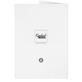 Was für eine wunderbare Grußkarte der Welt (Hinten)