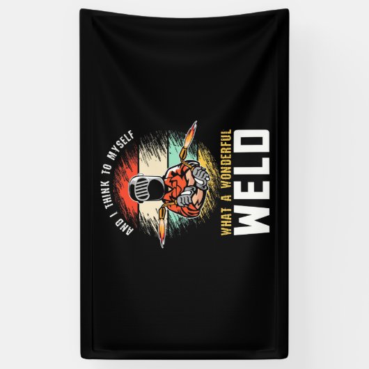 Was für eine wunderbare Welt Banner (Vertikal)