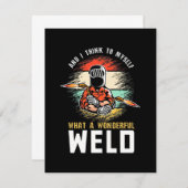 Was für eine wunderbare Welt Dankeskarte (Vorne/Hinten)