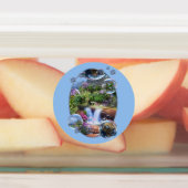 Was für eine wunderbare Welt ich lebe Etiketten (Befestigt)