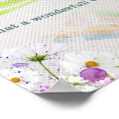 Was für eine wunderbare Welt Poster (Ecke)