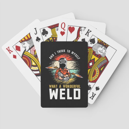 Was für eine wunderbare Welt Spielkarten (Rückseite)