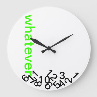 Was für eine Zeit! Große Wanduhr
