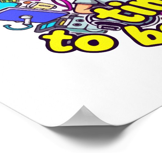 Was für eine Zeit zu leben - Tech Overload Mayhem Poster (Ecke)