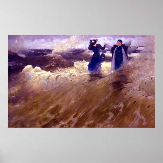 Was für Freiheit! von Ilya Repin Poster (Vorne)