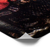 Was für große Zähne du hast Poster (Ecke)