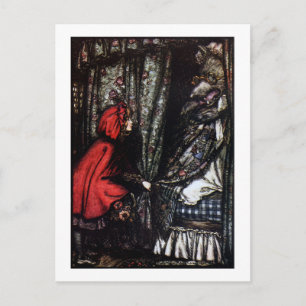 Was für große Zähne du hast Postkarte