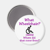 Was für Rollstuhl Magnet (Vorderseite/Rückseite)