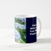 Was für Sie unterscheiden! Kaffeetasse-Dank Kaffeetasse (VorderseiteRechts)