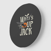 Was geht ab Jack Halloween Große Wanduhr (Winkel)