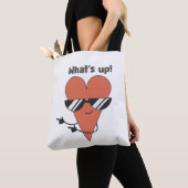 'Was geht!' Cool Heart Charakter Tasche (Von Nahem)