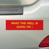 WAS GEHT DIE HILFE? AUTOAUFKLEBER (Auf Auto)