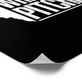 Was geht Pitches Klettern Bouldern Felsenkletterer Poster (Ecke)