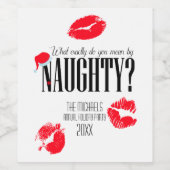 Was genau Gemein du von Unhöflichkeit? Weinetikett (Einzelnes Label)