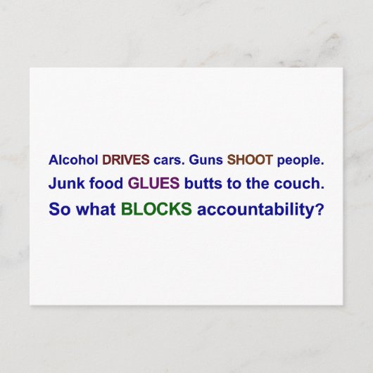 Was geschah mit der persönlichen Rechenschaftspfli Postkarte (Vorderseite)