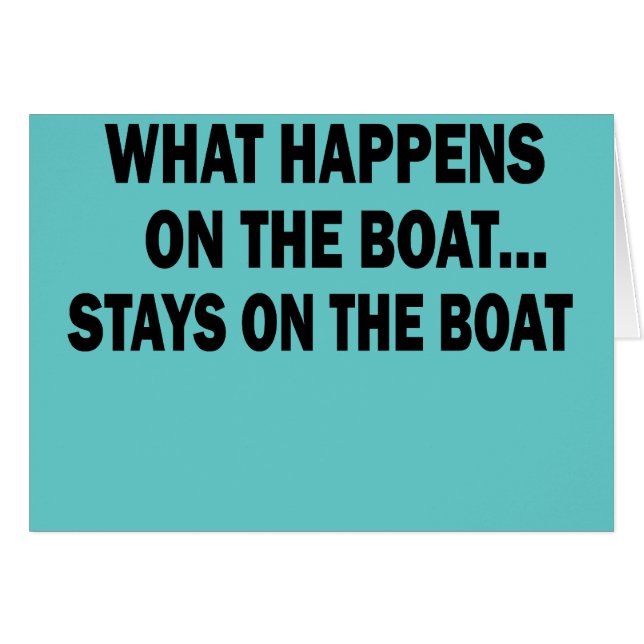 WAS GESCHIEHT AUF DEM BOOT… BLEIBE AUF DEM BOOT (Vorderseite (Horizontal))