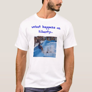 Was geschieht auf Freiheit… (helle Version) T-Shirt