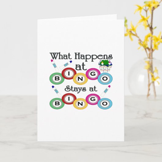 Was geschieht in Bingo? Karte (Gelbe Blume)