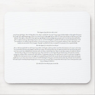 Was geschieht, wenn Sie in Liebe mit einem Mousepad