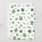 Was gibt es in der Jungle Baby Duschkarte? Einladung (Rückseite)