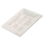 Was gibt es in Ihrem Purse Baby Shower Game Notepa Notizblock (angewinkelt)