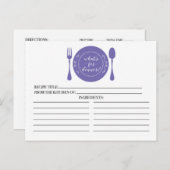 Was gibt es zum Abendessen Brautparty? Postkarte (Vorne/Hinten)