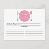 Was gibt es zum Abendessen Brautparty? Postkarte (Vorderseite)