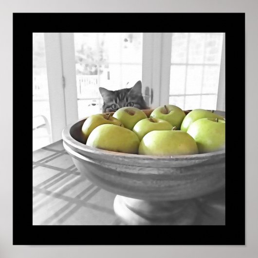 Was gibt es zum Abendessen? Poster Print (Vorne)