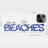 Was gibt's bis Strände Funny Beach Pun Sommerferie iPhone Hülle (Rückseite (Horizontal))