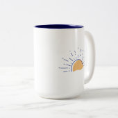 Was gibt's bis Strände Funny Beach Pun Sommerferie Zweifarbige Tasse (VorderseiteRechts)