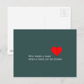 Was got die Liebe damit zu tun? Postkarte (Vorne/Hinten)