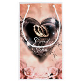 Was Gott mit rosa (silberne) Hochzeit zusammengese Kleine Geschenktüte (Rückseite)