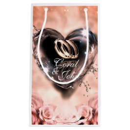 Was Gott mit rosa (silberne) Hochzeit zusammengese Kleine Geschenktüte