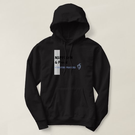 Was Gott nicht existieren kann NSPPD Gebet nicht Hoodie (Design vorne)