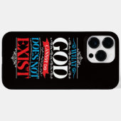 Was Gott nicht tun kann, existiert nicht Case-Mate iPhone Hülle (Rückseite (Horizontal))