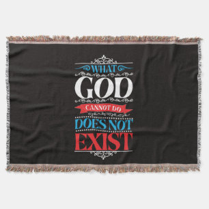Was Gott nicht tun kann, existiert nicht Decke