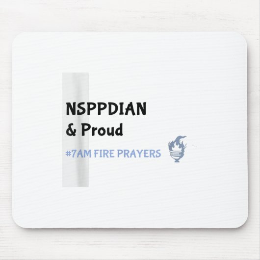 Was Gott Nicht Tun Kann Existiert Nicht Nsppd Gebe Mousepad (Vorne)