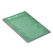 Was Gott versprochen hat (Light Green) Notebook Notizblock (Rechte Seite)